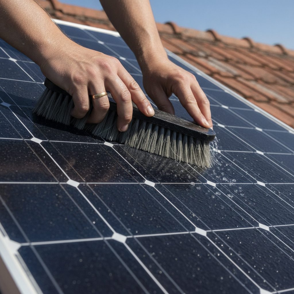 Curățarea Panourilor Fotovoltaice: Soluții Simple pentru a Menține Eficiența Maximă