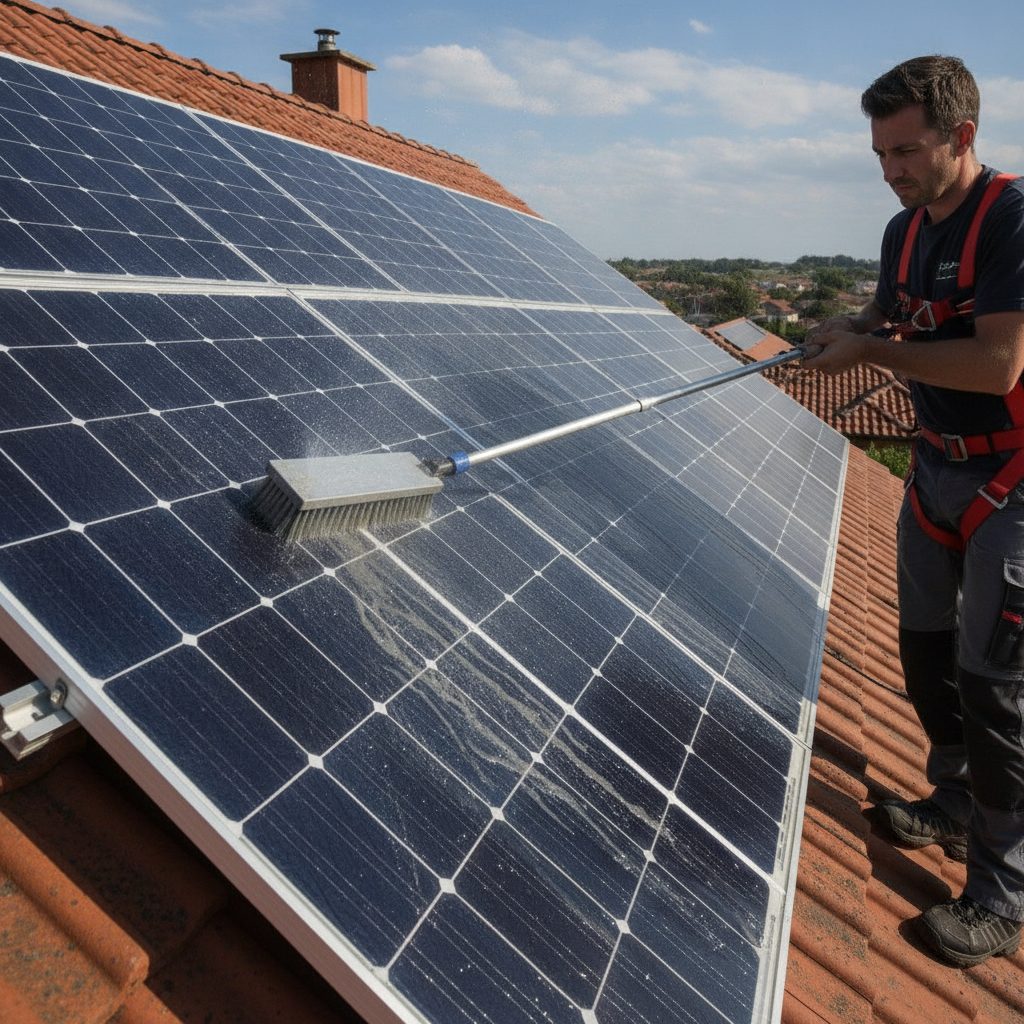 Curățarea panourilor fotovoltaice: când și cum să o faci pentru a prelungi durata de viață